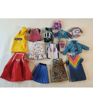 29 PC. BARBIE & KEN MIXED VINTAGE 60s/70s/Mod CLOTHES w/WEDDING & PARTY DRESSES